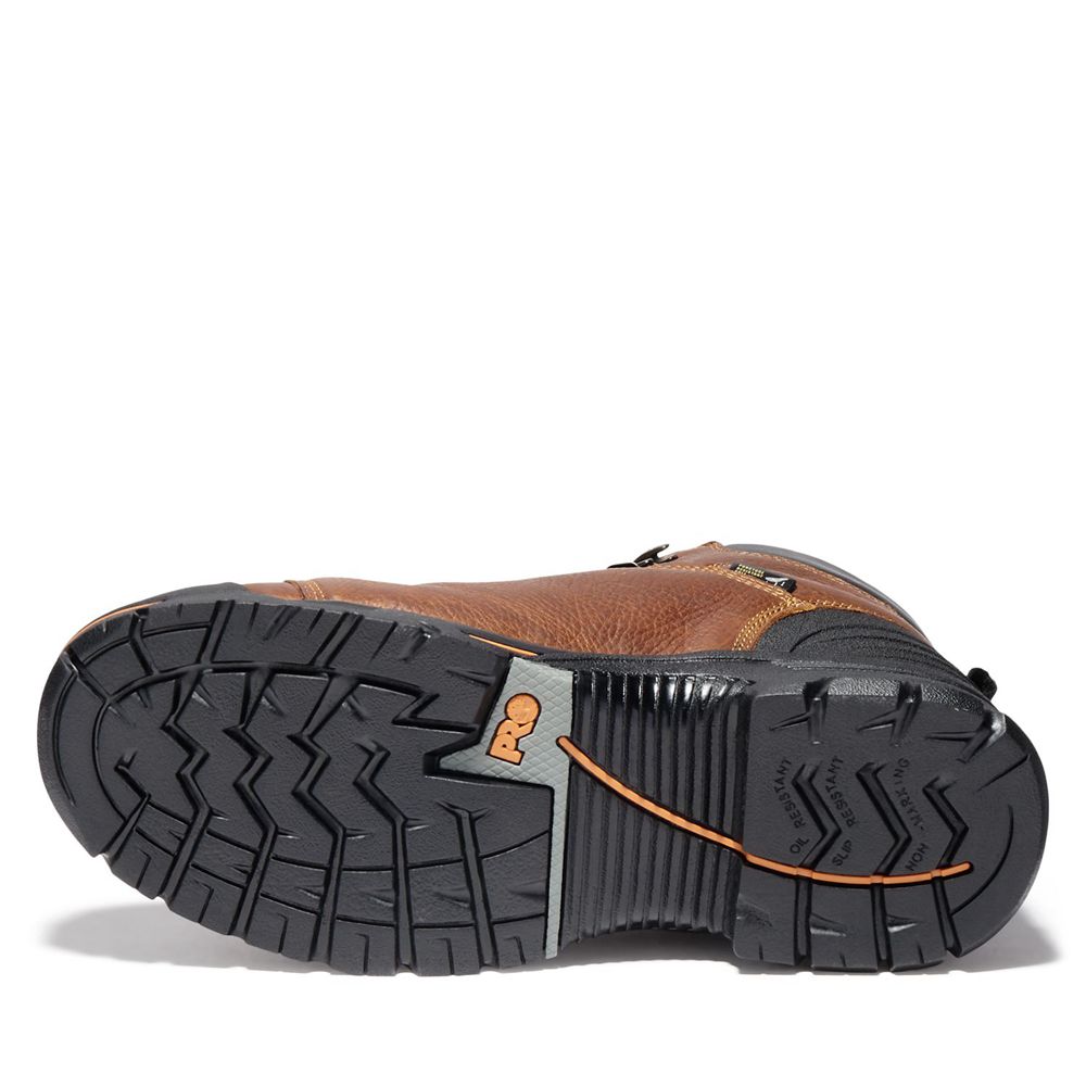 Bocanci De Muncă Timberland Barbati Maro/Negrii - Pro® Endurance 6\" Steel Toe - Romania - YSMAPL391